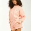 Billabong Lets Chill In Coral Sweatshirt