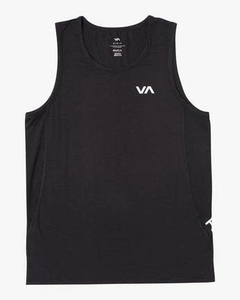 RVCA Sport Vent In Black Tank Top 1 RVCA Sport Vent In Black Tank Top