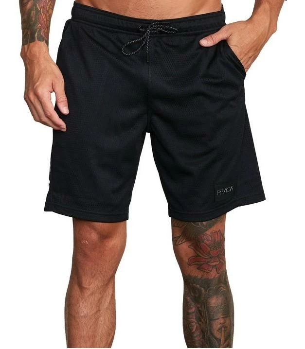RVCA VA Mesh 17" Sport In Black Shorts 1 RVCA VA Mesh 17" Sport In Black Shorts