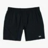 RVCA Yogger Stretch Athletic 17" In Black Shorts