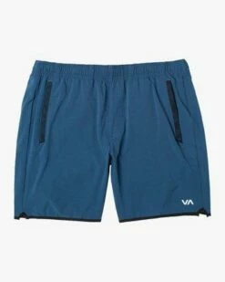RVCA Yogger Stretch Athletic 17" In Dark Denim (Ddn) Shorts