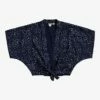 Roxy Vacation Vibe Beach Kimono In Mood Indigo S Kuta Dots (Xbbw) Shirt