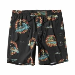 Vissla Helloha 17.5" Ecolastic In Black Boardshort
