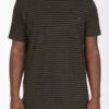 Billabong El Dorado Hemp Stripe Crew In Black Shirt