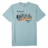 Billabong Greetings California In Blue Shirt
