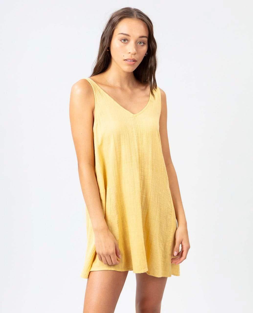 Rip Curl Classic Surf Cover Up In Gold Dress 1 Rip Curl Classic Surf Cover Up In Gold Dress