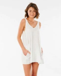 Rip Curl Classic Surf Cover Up In Bone (Bo Dress