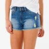 Rip Curl Val Denim Walkshort In Blue Shorts