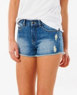 Rip Curl Val Denim Walkshort In Blue Shorts