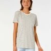Rip Curl WoSaltwater Tee Shirt In Bone (Bo