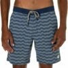 Katin Frequency In Navy Blue Boardshort