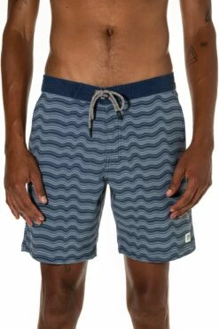 Katin Frequency In Navy Blue Boardshort