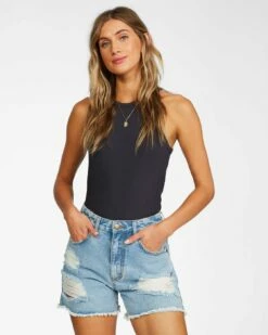 Billabong How Bout That Indigo Denim In Washed Denim (Wad) Shorts
