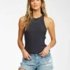 Billabong Tomboy In Black Tank Top