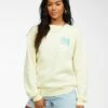 Billabong Tropic Shore In Yellow Sweatshirt