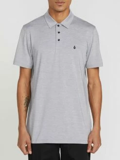 Volcom Wowzer Hazard Performance Polo In Grey