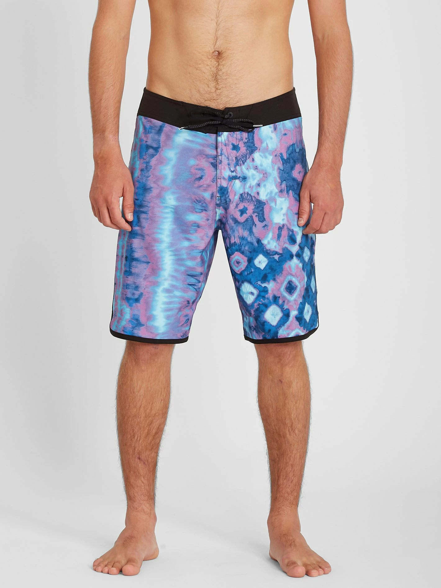 Volcom Lido Scallop Mod-Tech Trunks In Blue Boardshort 1 Volcom Lido Scallop Mod-Tech Trunks In Blue Boardshort