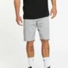 Volcom Frickin Modern Stretch In Grey Shorts