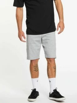 Volcom Frickin Modern Stretch In Grey Shorts