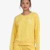 Roxy Surfing By Moonlight In Banana Cream Sweatshirt