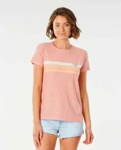 Rip Curl Blossom Stripe In Clay Shirt
