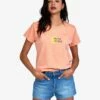 Roxy Perfect Escape Oversized In Coral Shirt