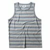 Vissla Trout In Dark Naval Heather Tank Top