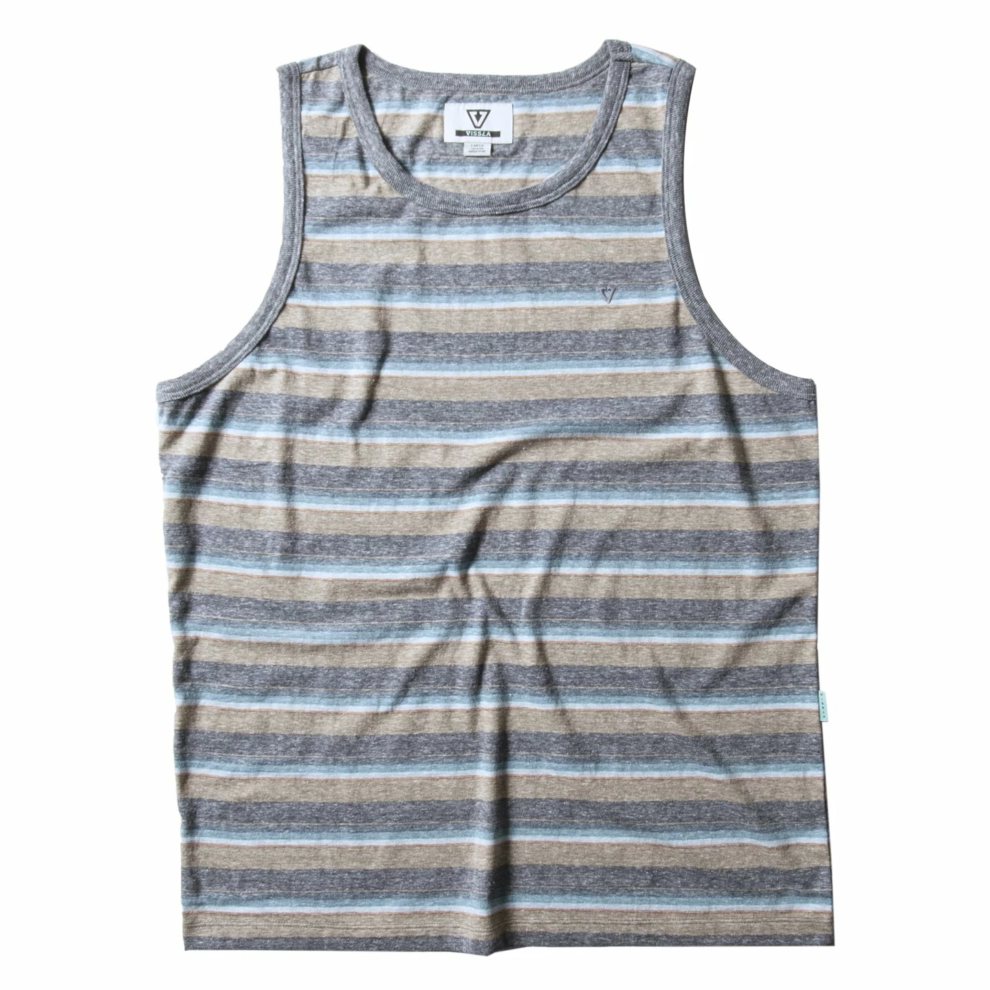 Vissla Trout In Dark Naval Heather Tank Top 1 Vissla Trout In Dark Naval Heather Tank Top