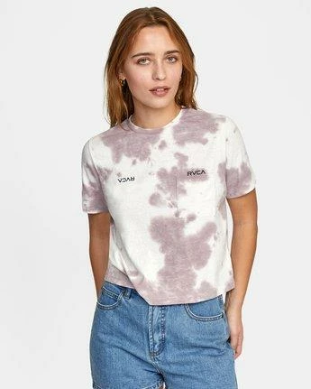 RVCA Small Short Sleeve In Tie Dye Shirt 1 RVCA Small Short Sleeve In Tie Dye Shirt