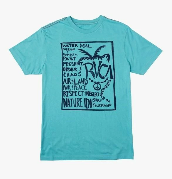 RVCA Vibes In Blue Shirt 1 RVCA Vibes In Blue Shirt