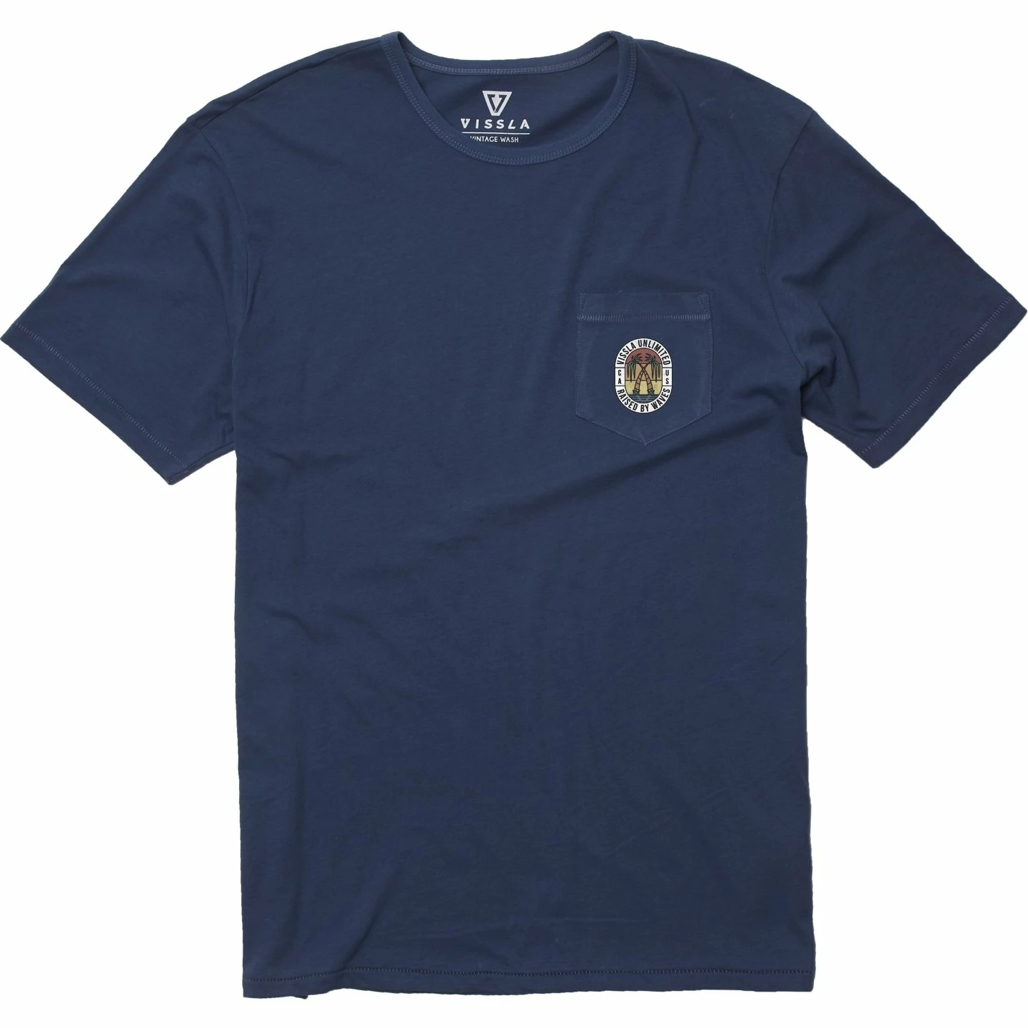 Vissla Playa Palma In Dark Denim Shirt 1 Vissla Playa Palma In Dark Denim Shirt