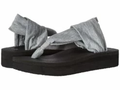 Sanuk Yoga Sling Wedge (heather Grey)