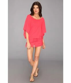 Cosita Buena South Beach Dress Cover-up (bombshell Red)