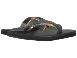 Sanuk Beer Cozy Light Funk (black/rasta Blanket Stripe)
