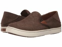 OluKai Pehuea Leather (dark Java Honu/dark Java)