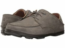 OluKai Hamakua Poko (storm Grey/dark Wood)