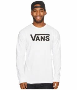 Vans Classic L/S Tee (white/black)