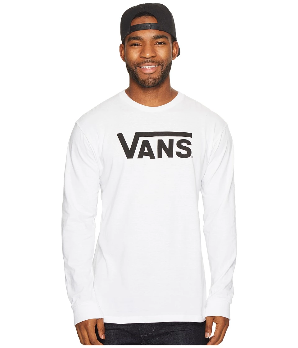 Vans Classic L/S Tee (white/black) 1 Vans Classic L/S Tee (white/black)