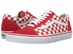 Vans Old Skooltm ((primary Check) Racing Red/white)