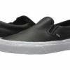 Vans Classic Slip-on Dx ((tumble Leather) Black/true White)