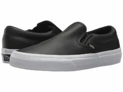 Vans Classic Slip-on Dx ((tumble Leather) Black/true White)