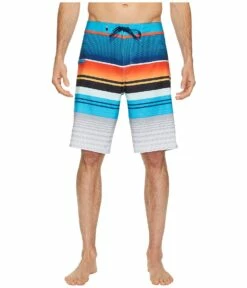 Quiksilver Everyday Stripe Vee 21 Boardshorts (cherry Tomatoe)