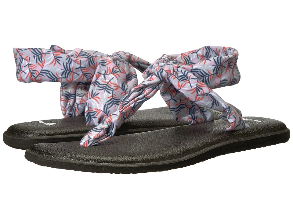 Sanuk Yoga Sling Ella Prints (grey Paradise Palms) 1 Sanuk Yoga Sling Ella Prints (grey Paradise Palms)