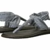 Sanuk Yoga Sling Ella Prints (grey Tiki Tile)