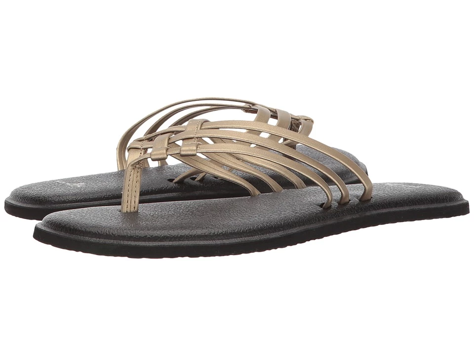 Sanuk Yoga Salty Metallic (champagne) 1 Sanuk Yoga Salty Metallic (champagne)