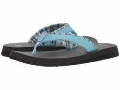 Sanuk Yoga Mat 2 Prints (blue Topaz)