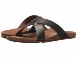 OluKai Pahe'e (dark Java/tan)