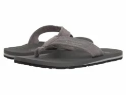 Volcom Driftin Leather Sandal (neutral Grey)