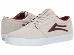 Lakai Griffin (white/burgundy Suede)