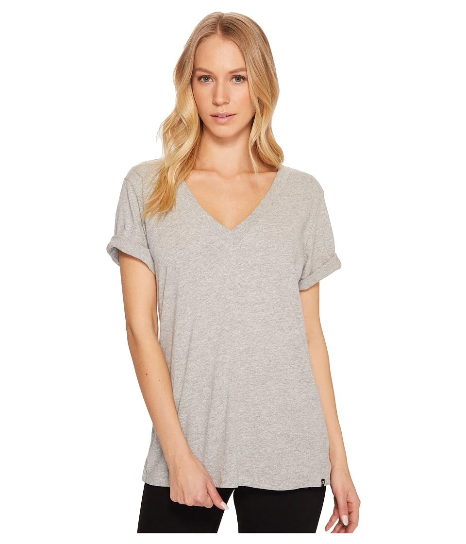 HURLEY Perfect V Short Sleeve Tee (grey Heather) 1 HURLEY Perfect V Short Sleeve Tee (grey Heather)